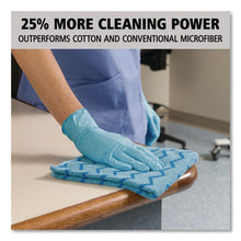 Load image into Gallery viewer, HYGEN Microfiber Cleaning Cloths, 16 x 16, Blue, 12/Carton
