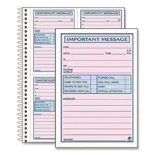 Load image into Gallery viewer, Important Message Book, Two-Part Carbonless, 4 Forms/Sheet, 400 Forms Total
