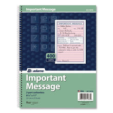 Load image into Gallery viewer, Important Message Book, Two-Part Carbonless, 4 Forms/Sheet, 400 Forms Total
