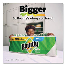 Load image into Gallery viewer, Kitchen Roll Paper Towels, 2-Ply, White, 10.5 x 11, 75 Sheets/Roll, 4 Triple Rolls/Pack, 6 Packs/Carton
