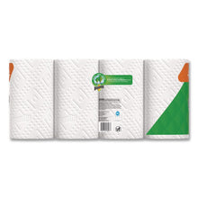 Load image into Gallery viewer, Kitchen Roll Paper Towels, 2-Ply, White, 10.5 x 11, 75 Sheets/Roll, 4 Triple Rolls/Pack, 6 Packs/Carton
