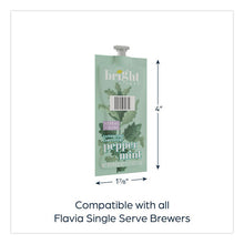Load image into Gallery viewer, The Bright Tea Co. Peppermint Herbal Tea Freshpack, 100/Carton
