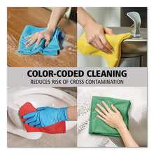 Load image into Gallery viewer, Microfiber Cleaning Cloths, 12 x 12, Blue, 24/Pack
