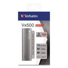 Load image into Gallery viewer, Vx500 External Solid State Drive, 2 TB, USB 3.2 Gen 2, Space Gray
