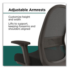 Load image into Gallery viewer, Bedford Task Stool, Supports Up to 275 lb, 26.5 x 33.6 Seat Height, Black Seat, Black Back, Black Base
