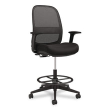 Load image into Gallery viewer, Bedford Task Stool, Supports Up to 275 lb, 26.5 x 33.6 Seat Height, Black Seat, Black Back, Black Base
