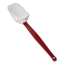 Load image into Gallery viewer, High Heat Scraper Spoon, Plastic, 13.5", Red/White
