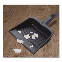 Load image into Gallery viewer, Heavy-Duty Plastic Dust Pan, 12 x 12, Black

