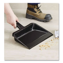 Load image into Gallery viewer, Value-Plus Dustpan, 12" x 11", Polypropylene, Black
