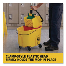 Load image into Gallery viewer, Gripper Fiberglass Mop Handle, 1" dia x 60", Gray/Yellow

