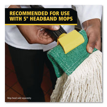 Load image into Gallery viewer, Gripper Fiberglass Mop Handle, 1" dia x 60", Gray/Yellow
