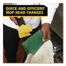 Load image into Gallery viewer, Gripper Fiberglass Mop Handle, 1" dia x 60", Gray/Yellow
