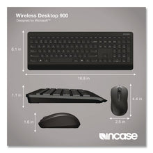 Load image into Gallery viewer, Wireless Desktop 900 Keyboard and Optical Mouse Combo, 2.4 GHz Frequency/30 ft Wireless Range, Black
