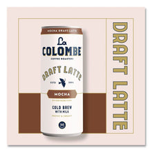 Load image into Gallery viewer, Draft Latte Cold Brew, Mocha Latte, 11 oz Can, 12/Carton
