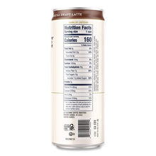 Load image into Gallery viewer, Draft Latte Cold Brew, Mocha Latte, 11 oz Can, 12/Carton
