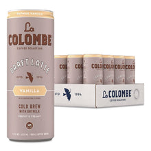 Load image into Gallery viewer, Draft Latte Cold Brew, Vanilla Latte with Oat Milk, 11 oz Can, 12/Carton
