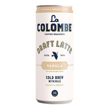 Load image into Gallery viewer, Draft Latte Cold Brew, Vanilla Latte, 11 oz Can, 12/Carton
