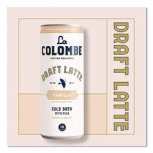 Load image into Gallery viewer, Draft Latte Cold Brew, Vanilla Latte, 11 oz Can, 12/Carton
