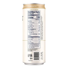 Load image into Gallery viewer, Draft Latte Cold Brew, Vanilla Latte, 11 oz Can, 12/Carton
