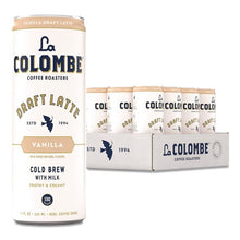 Load image into Gallery viewer, Draft Latte Cold Brew, Vanilla Latte, 11 oz Can, 12/Carton
