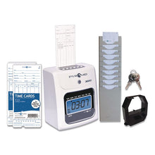 Load image into Gallery viewer, 3800 Time Clock Bundle, LCD Display, Ivory/Charcoal
