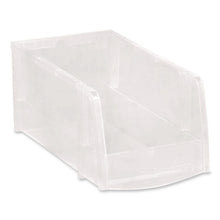 Load image into Gallery viewer, Stackable Plastic Storage Bin. Medium, 1.6 qt, 6 x 11 x 5, Clear
