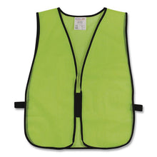 Load image into Gallery viewer, Hook and Loop Safety Vest, Polyester Mesh, One Size Fits Most, Lime
