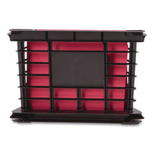 Load image into Gallery viewer, File Storage Durable Plastic Crate, 13.87 x 16.87 x 11.5, Black
