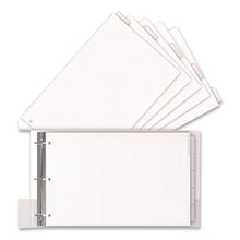Load image into Gallery viewer, Landscape Orientation Index Dividers, 5-Tab, 14 x 8.5, White, 1 Set
