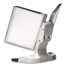 Load image into Gallery viewer, Modular Desktop Document Holder, 10 Panels with Black Borders, Gray Base
