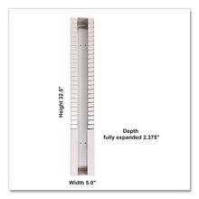 Load image into Gallery viewer, Time Card Rack, 10 Pockets, Plastic, Light Gray
