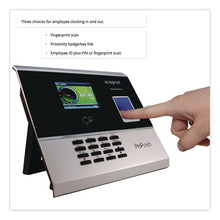 Load image into Gallery viewer, ProPunch Biometric Time Clock, 3,000 Employees, Black/Silver

