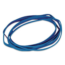 Load image into Gallery viewer, Antimicrobial Non-Latex Rubber Bands, Assorted Sizes, Cyan Blue, 250/Box
