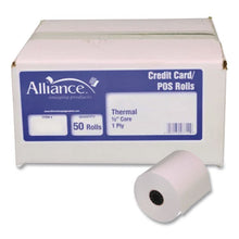 Load image into Gallery viewer, Phenol-Free Thermal POS Paper Rolls, 2.25" x 85 ft, White, 50 Rolls/Carton

