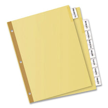 Load image into Gallery viewer, Plastic Insertable Dividers, 8-Tab, 11 x 8.5, Clear Tabs, 1 Set

