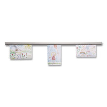 Load image into Gallery viewer, Grip-A-Strip Display Rails, 1.5" x 24", Satin Aluminum
