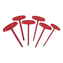 Load image into Gallery viewer, 6-Piece Insulated T-Handle Inch Hex Screwdriver Set
