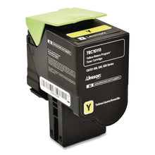 Load image into Gallery viewer, 78C10Y0 Return Program Toner, 1,400 Page-Yield, Yellow
