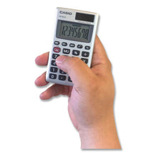 Load image into Gallery viewer, HS-8VA Handheld Calculator, 8-Digit LCD, Silver
