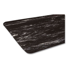 Load image into Gallery viewer, Cushion-Step Marbleized Rubber Mat, Rectangular, Black Smooth Surface, 36" x 60"
