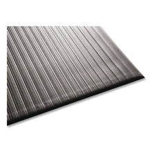 Load image into Gallery viewer, Ribbed Vinyl Anti-Fatigue Mat, Rectangular, Gray Ribbed Surface, 27" x 36"
