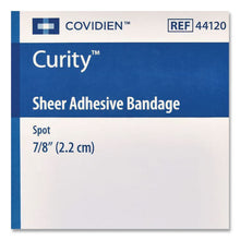 Load image into Gallery viewer, Sheer Plastic Adhesive Bandages, Round Spot, 0.88 x 0.88, Clear, 100/Box

