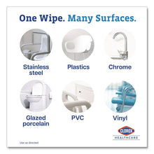 Load image into Gallery viewer, Hydrogen Peroxide Cleaner Disinfectant Wipes, 6.75 x 9, White, 95/Canister
