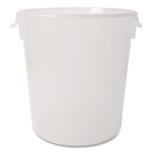 Load image into Gallery viewer, Round Storage Containers, 22 qt, 13.13" Diameter x 14" h, Plastic, Clear
