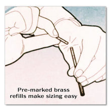 Load image into Gallery viewer, Refill for Preventa, MMF Kable and Sentry Counter Pens, Medium Conical Tip, Black Ink, 2/Pack
