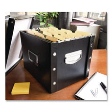Load image into Gallery viewer, File Box, Letter Files, 11.75" x 9.75" x 9.5", Black
