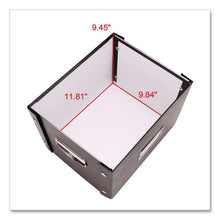 Load image into Gallery viewer, File Box, Letter Files, 11.75" x 9.75" x 9.5", Black
