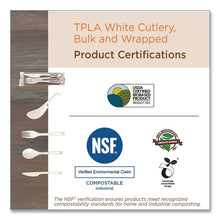 Load image into Gallery viewer, TPLA Cutlery, Medium Heavyweight, Spoon, Plastic, Light Beige, 24/Pack

