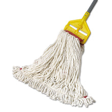 Load image into Gallery viewer, Web Foot Wet Mop Head, Shrinkless, Cotton/Synthetic, Large, White,  6/Carton
