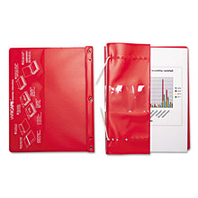Load image into Gallery viewer, VariCap Expandable Binder, 2 Posts, 6" Capacity, 11 x 8.5, Red
